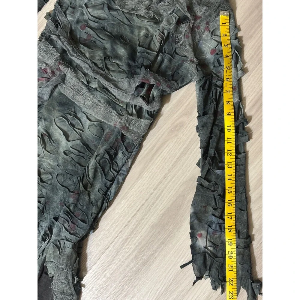 Undead Walker Costume Girls X Large 14-16 Zombie Dress Halloween Outfit